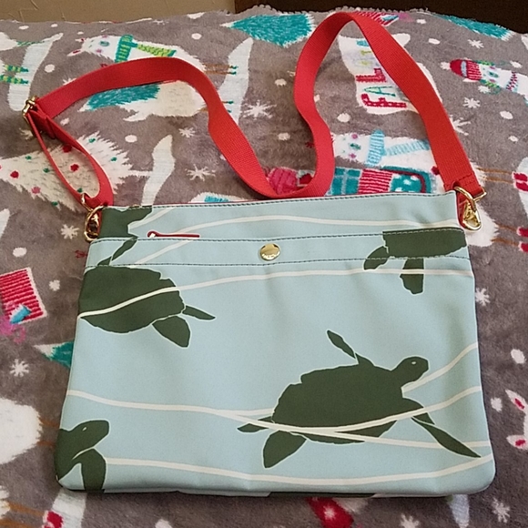 Fossil Handbags - Fossil Crossbody Turtle Print Purse